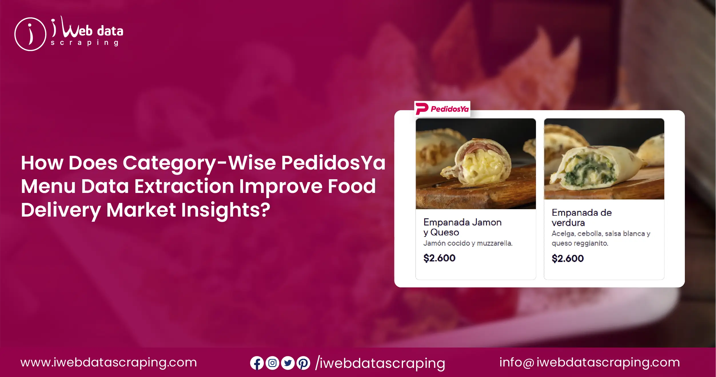 Category-Wise PedidosYa Menu Data Extraction for Market Insights